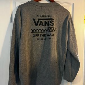 Vans grey sweatshirt